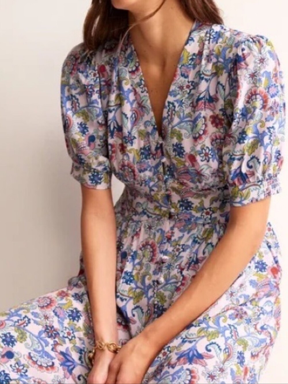 Boden Elsa Midi Tea Dress - Picture 2 of 10